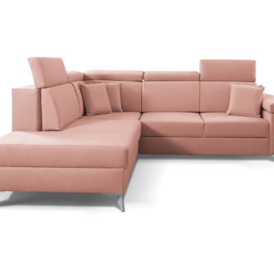 RAIWIN Schlafsofa mit Stauraum - rosa