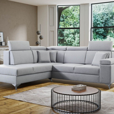 RAIWIN Schlafsofa mit Stauraum - hellgrau 1