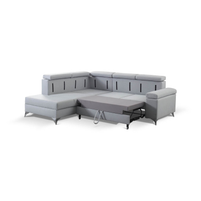RAIWIN Schlafsofa mit Stauraum - hellgrau 1