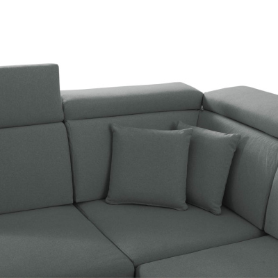 RAIWIN Schlafsofa mit Stauraum - grau