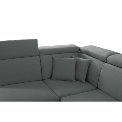 RAIWIN Schlafsofa mit Stauraum - grau