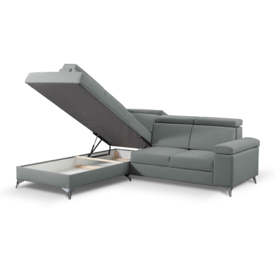 RAIWIN Schlafsofa mit Stauraum - grau