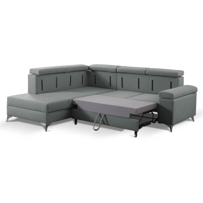 RAIWIN Schlafsofa mit Stauraum - grau