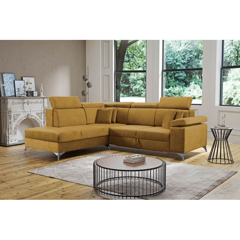 RAIWIN Schlafsofa mit Stauraum - braun