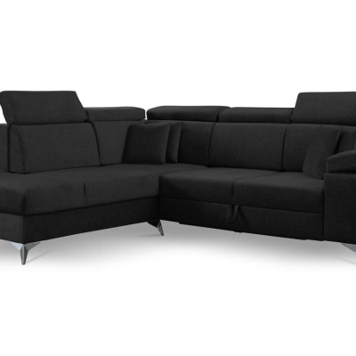RAIWIN Schlafsofa mit Stauraum - schwarz