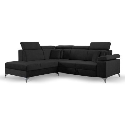 RAIWIN Schlafsofa mit Stauraum - schwarz