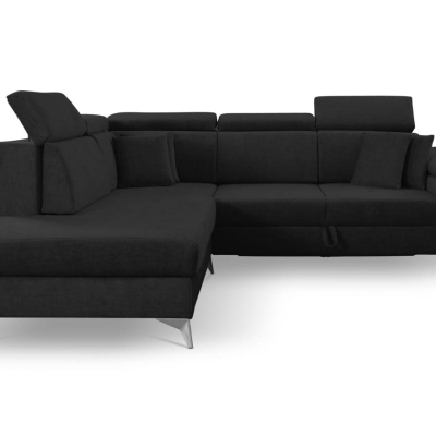 RAIWIN Schlafsofa mit Stauraum - schwarz
