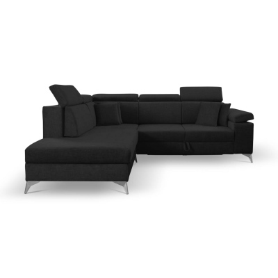 RAIWIN Schlafsofa mit Stauraum - schwarz
