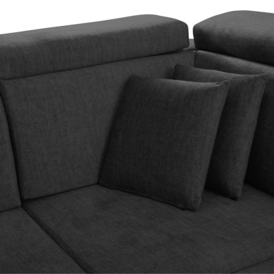 RAIWIN Schlafsofa mit Stauraum - schwarz