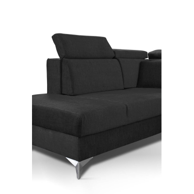 RAIWIN Schlafsofa mit Stauraum - schwarz