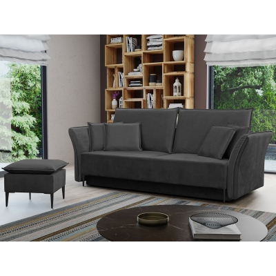 Schlafsofa MECKY - schwarz
