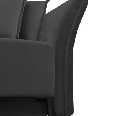 Schlafsofa MECKY - schwarz