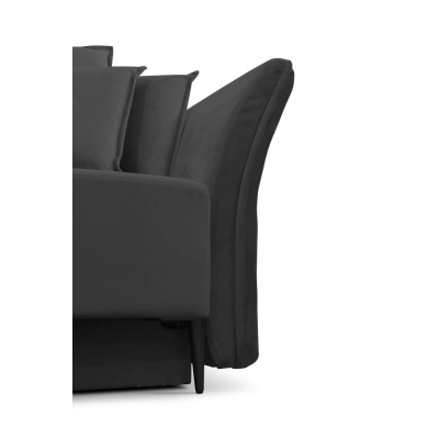 Schlafsofa MECKY - schwarz