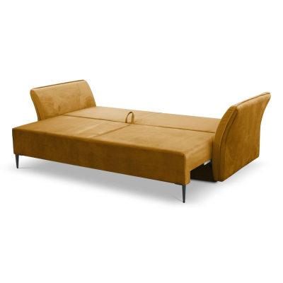 Schlafsofa MECKY - gelbbraun