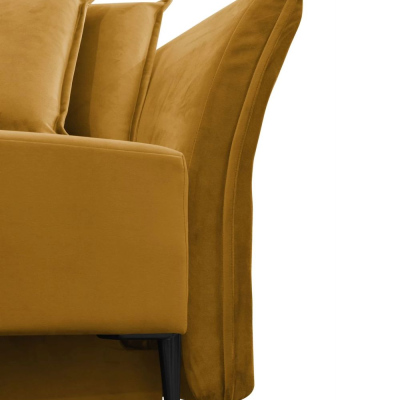 Schlafsofa MECKY - gelbbraun