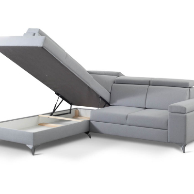 RAIWIN Schlafsofa mit Stauraum - hellgrau 2