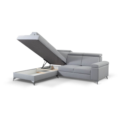RAIWIN Schlafsofa mit Stauraum - hellgrau 2
