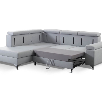 RAIWIN Schlafsofa mit Stauraum - hellgrau 2