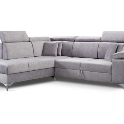 RAIWIN Schlafsofa mit Stauraum - hellgrau 2