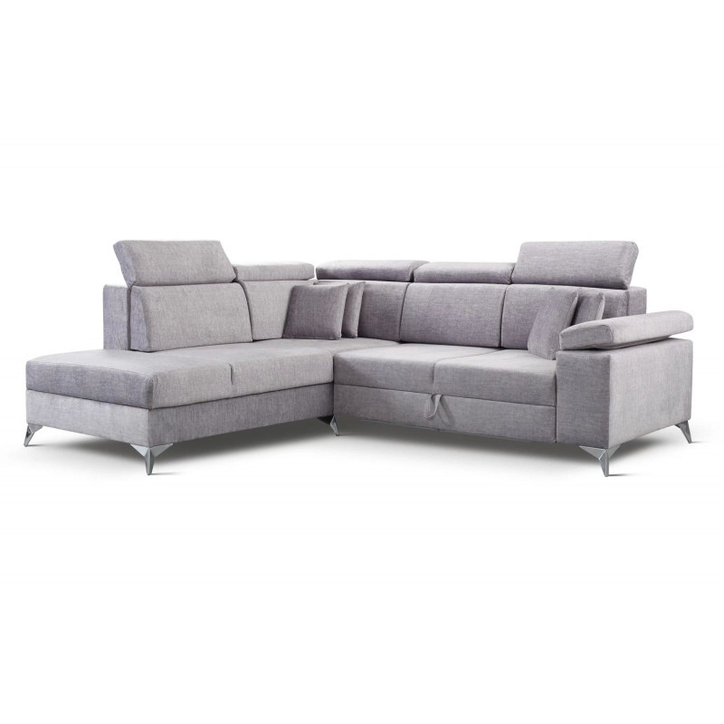 RAIWIN Schlafsofa mit Stauraum - hellgrau 2