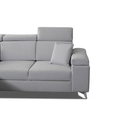 RAIWIN Schlafsofa mit Stauraum – Landhausgrau