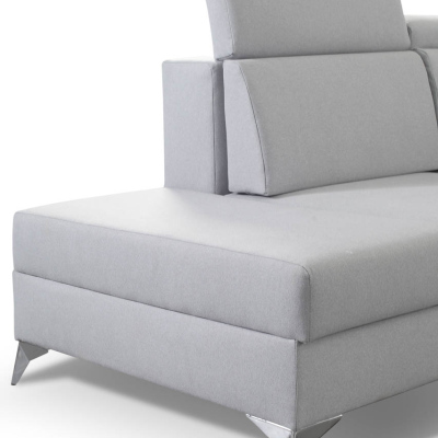 RAIWIN Schlafsofa mit Stauraum – Landhausgrau