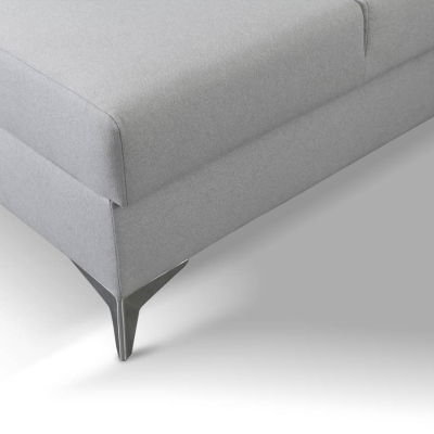 RAIWIN Schlafsofa mit Stauraum – Landhausgrau