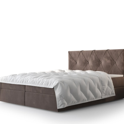 Hotelbett LILIEN – 140x200, dunkelbraun