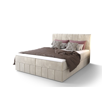 Boxspringbett MADLEN – 180x200, Beige