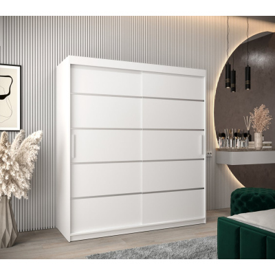 Kleiderschrank ENNI – Breite 180 cm, weiß