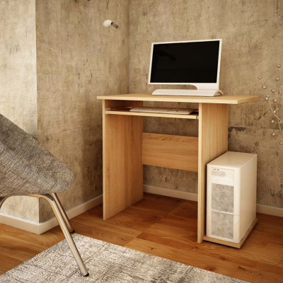 PC-Schreibtisch ALEXIUS – Sonoma-Eiche