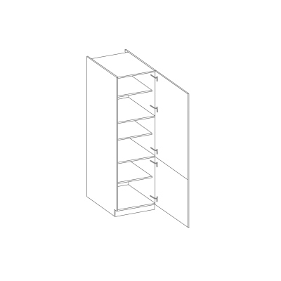 Lebensmittelschrank SOPHIA – Breite 40 cm, grau / Eiche Artisan