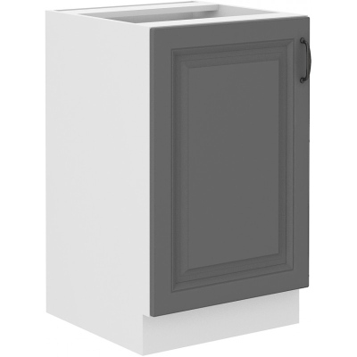 Waschbeckenunterschrank SOPHIA – Breite 50 cm, Grau / Weiß