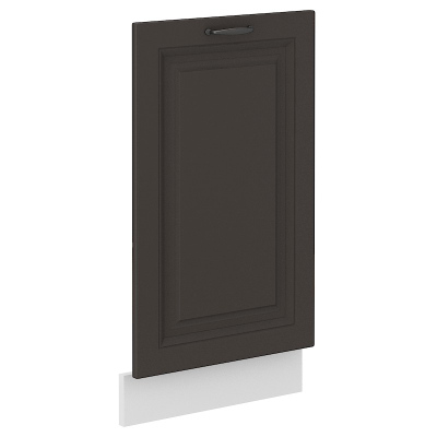 Tür für Einbau-Geschirrspüler SOPHIA – 446x713 mm, dunkelgrau / weiß