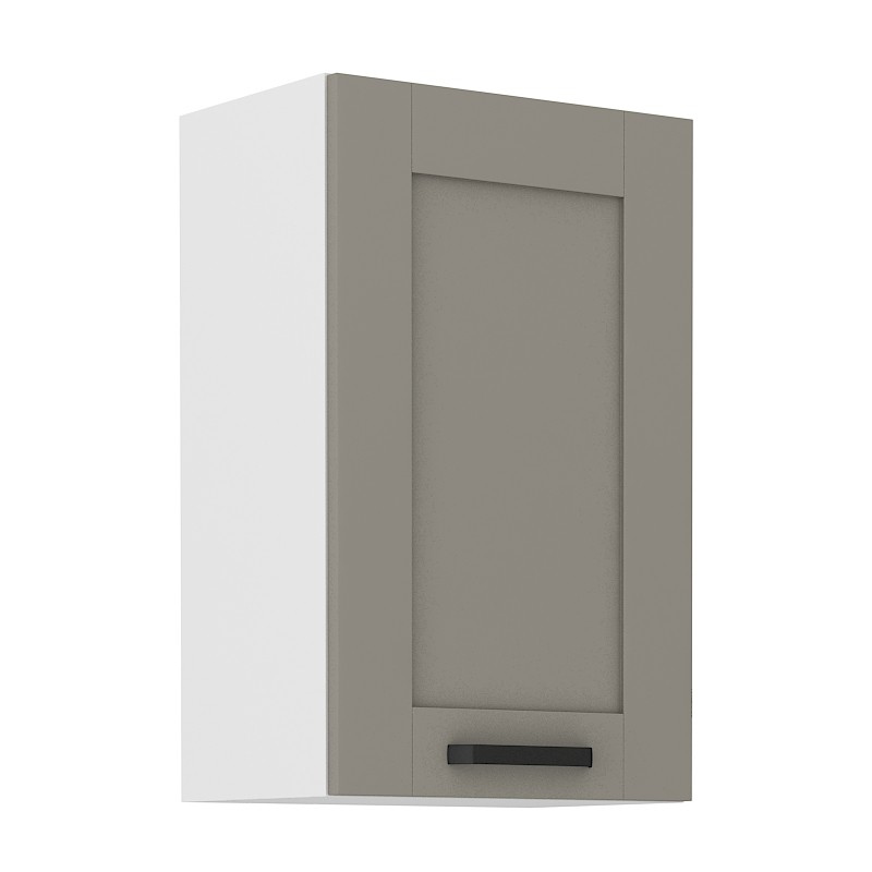 Küchenhängeschrank LAILI – Breite 45 cm, hellgrau / weiß