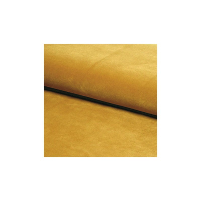Zweisitzer-Sofa AISHA – gelb/wenge