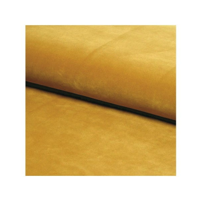 Zweisitzer-Sofa BORISKA - gelb/wenge