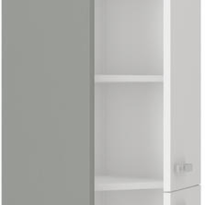 Lebensmittelschrank ADARA – Breite 40 cm, cappucino / Eiche Artisan