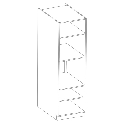 Einbaugeräteschrank ADARA – Breite 60 cm, Cappucino / Eiche Artisan