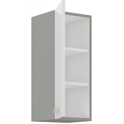 ULLERIKE Küchenoberschrank – Breite 30 cm, weiß/grau