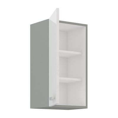 ULLERIKE Küchenoberschrank – Breite 45 cm, weiß/grau