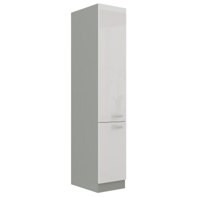 ULLERIKE Lebensmittelschrank – Breite 40 cm, weiß/grau