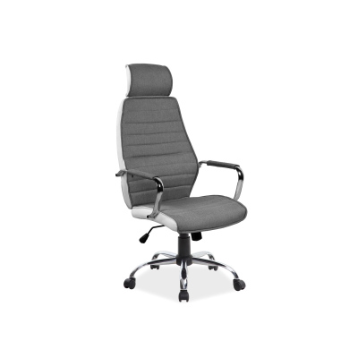 Bürostuhl EDMUNDA - grau/weiß