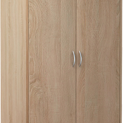 Zweitüriger Kleiderschrank SIMELA – Breite 85 cm, Sonoma-Eiche