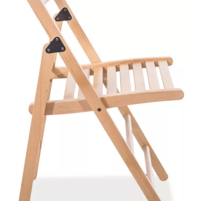 Klappbarer Esszimmerstuhl JAKUBKA - schwarz