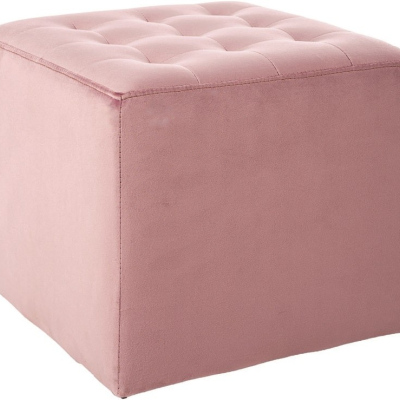 Polsterhocker ALFONS - rosa