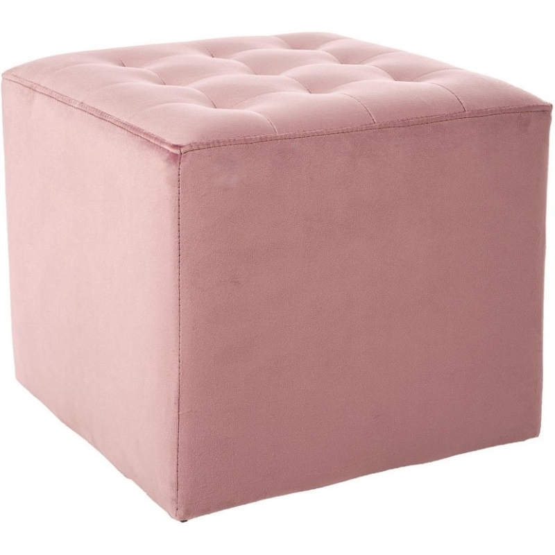 Polsterhocker ALFONS - rosa