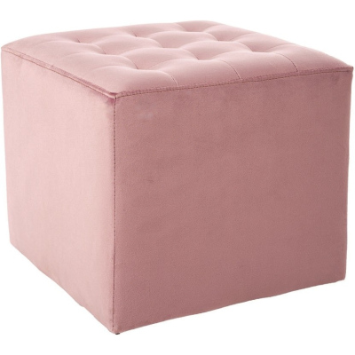 Polsterhocker ALFONS - rosa