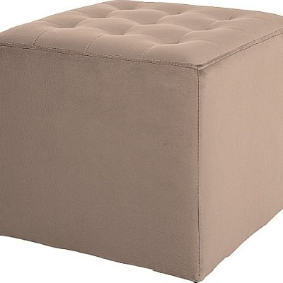 ALFONS Polsterhocker - beige