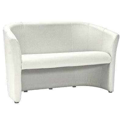 Zweisitzer-Sofa SINDY 1 – weiß